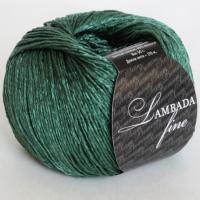 SEAM LAMBADA FINE  08  зеленый 55% мерсеризованный хлопок 45% вискоза; 170м/50г
