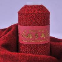 Кашемир Китай ( 041 красный меланж) 50 гр/650 м