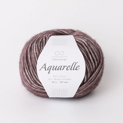 Infinity Aquarelle ( 5042 DUSTY PURPLE) 65% хлопок, 35% мериносовая шерсть 50 гр/110 м